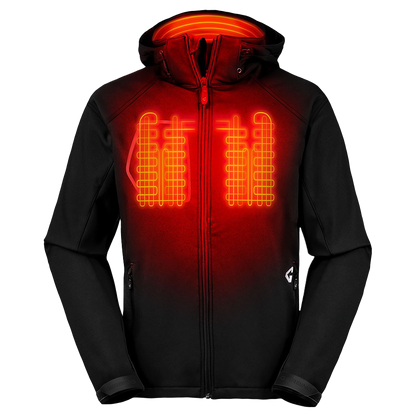 Men’s Heated Riding Jacket – Wind & Water Resistant Cold Weather Gear