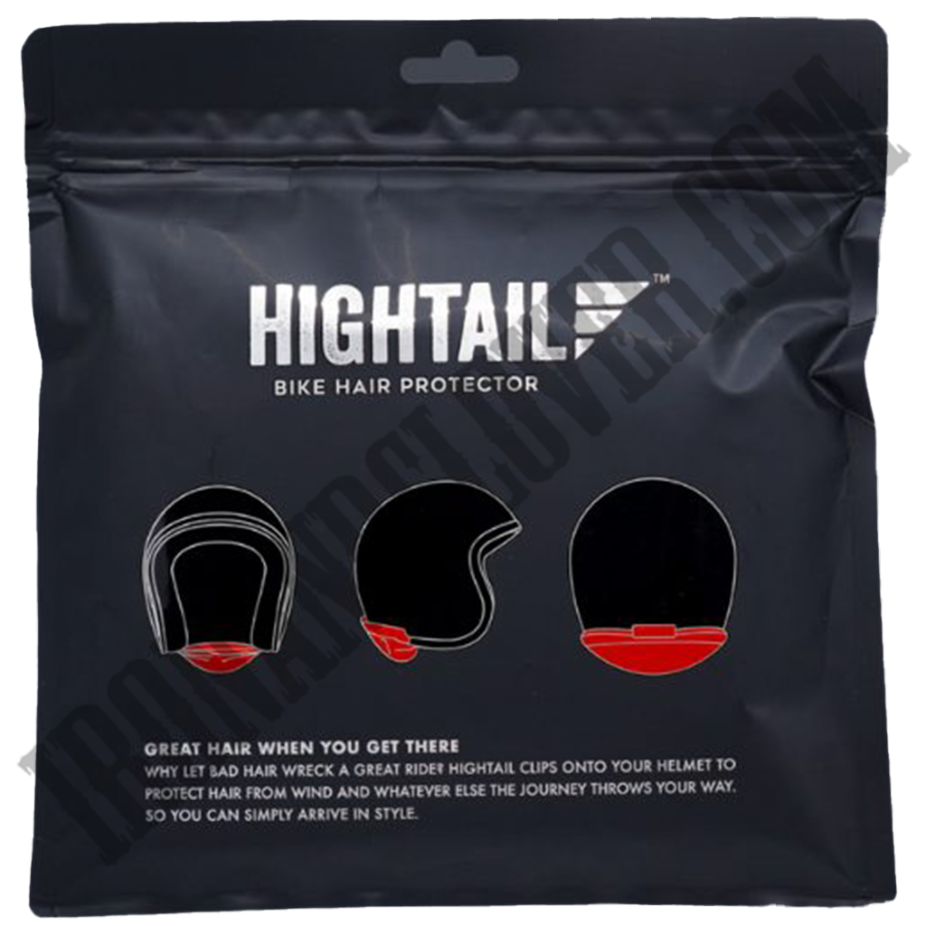 Helmet Mounted Hair Saver For Riders