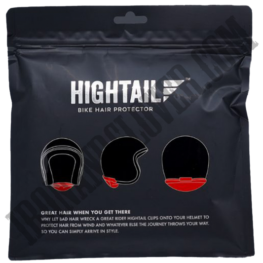 Helmet Mounted Hair Saver For Riders