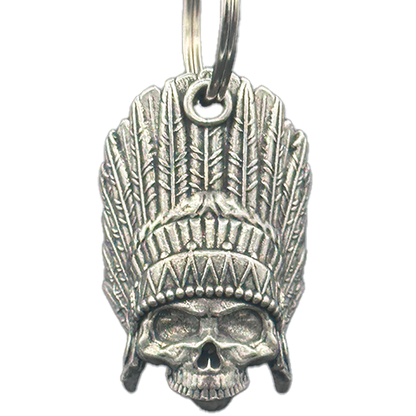 ravo Bells Indian Skull Motorcycle Bell With Split Ring