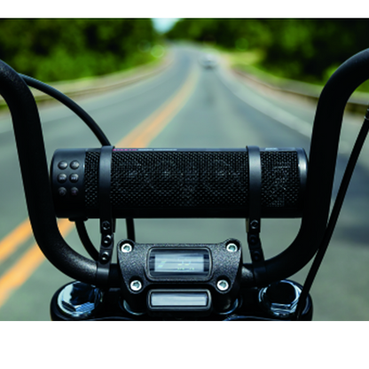 Handlebar-mounted Bluetooth motorcycle sound bar speaker system