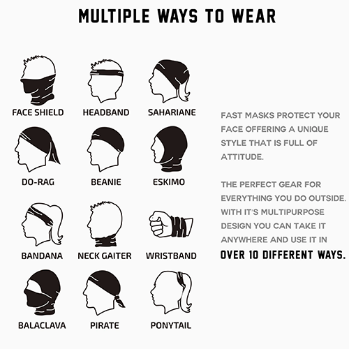 LF Neck Gaiter Multi Wear Sheet