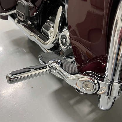 Chrome Highway Foot Pegs For Harley & Indian Motorcycles