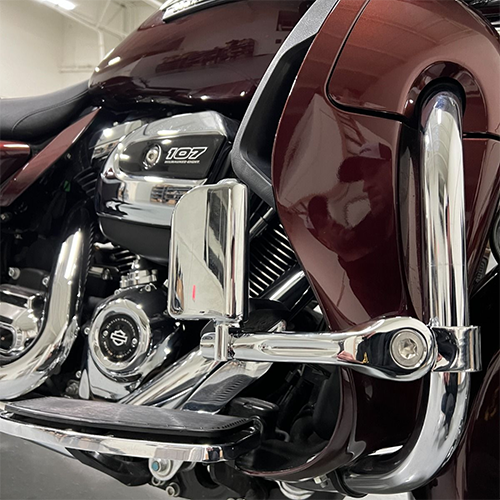Chrome Highway Foot Pegs For Harley & Indian Motorcycles