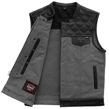 Men’s Biker Vest – Conceal Carry Pockets & YKK Zippers