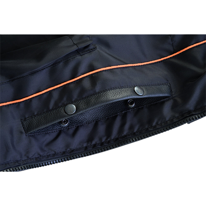 Close-up of concealed carry pockets on SWAT Style vest