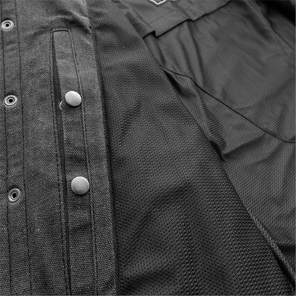 Eco-Friendly Motorcycle Shirt – Recycled Material & Mesh Lining