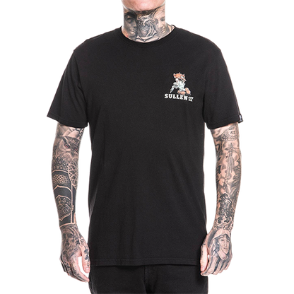 Men’s Trust Me T-Shirt front view with rubber-hose style character