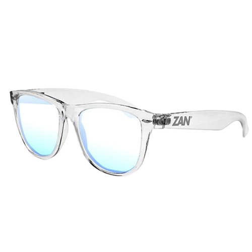 Minty crystal clear eyewear with blue light blocking lenses