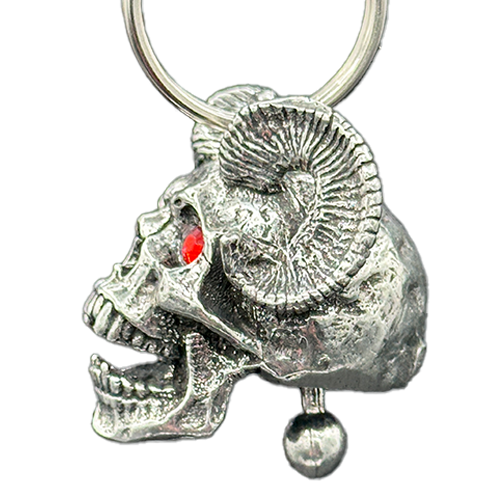 Bravo Bells Monster Skull Motorcycle Bell With Split Ring