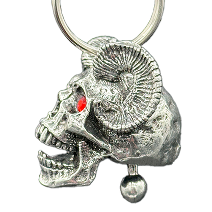 Bravo Bells Monster Skull Motorcycle Bell With Split Ring