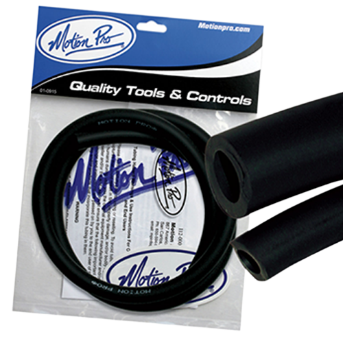 Black rubber hose with packaging featuring 'Motion Pro' branding.