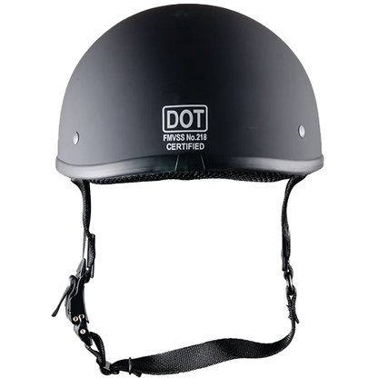 DOT Approved Polo Beanie Helmet In Gloss Black