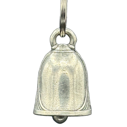 Pewter Police Bell With Star And Black Velveteen Bag