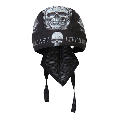Motorcycle Headwrap With UV Protection And Sweatband