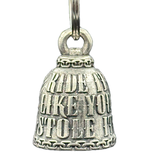 Bravo Bells Ride It Like You Stole It Motorcycle Bell With Split Ring