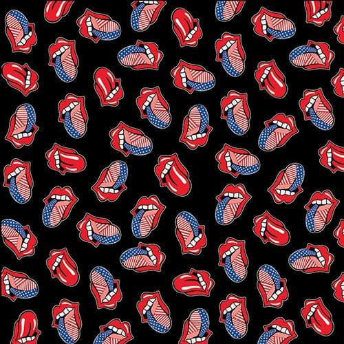 Rock And Roll Bandana 22x22 Inches