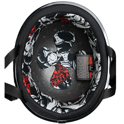 Gloss Black SOA Style Motorcycle Helmet No Mushroom Head