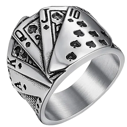 Royal Straight Flush Ring ♠️👑