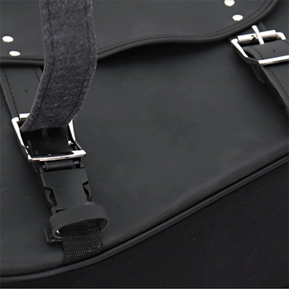 Hot Leathers Large 2-Buckle PVC Saddle Bags – 15x12x7 🖤👜