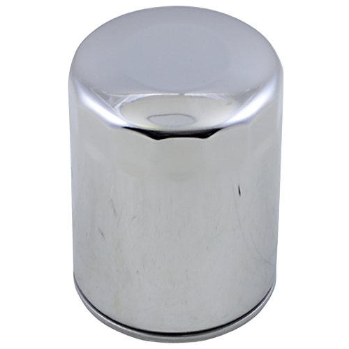 Drag Specialties Spin-On Oil Filter – Chrome (M8) 🛢️✨