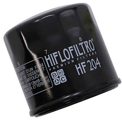 Hiflofiltro HF204 – Spin-On Oil Filter (Black) 🛢️🖤
