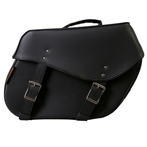 Hot Leathers Large 2-Buckle PVC Saddle Bags – 15x12x7 🖤👜