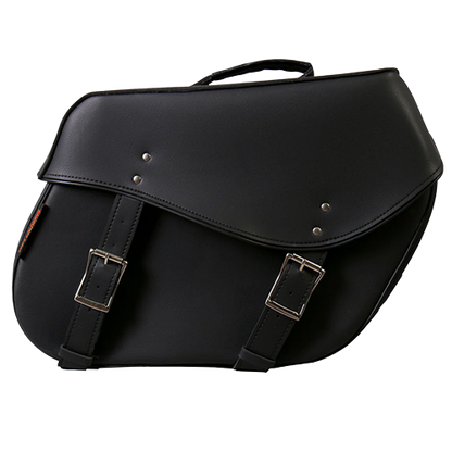 Hot Leathers Large 2-Buckle PVC Saddle Bags – 15x12x7 🖤👜