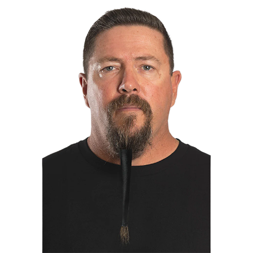 6" Solid Black Beard Glove 🧔🏍️