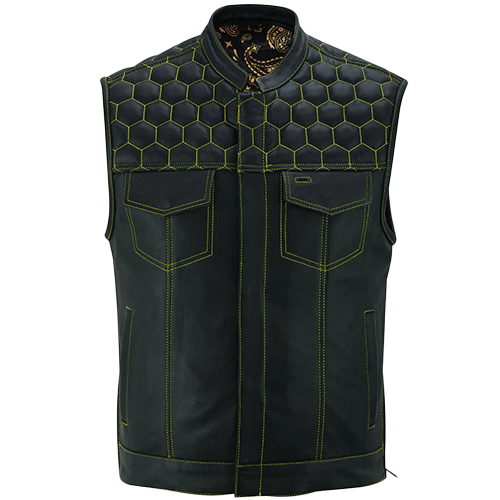 Men's Gold Rush Leather Vest