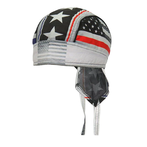 Thin Line Stars & Stripes Flag Headwrap