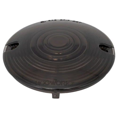 Smoked Turn Signal Pancake Style Lens Covers for Harley-Davidson®