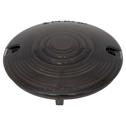 Smoked Turn Signal Pancake Style Lens Covers for Harley-Davidson®