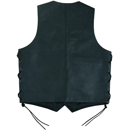 Kids Side Lace Leather Vest 🖤🔥