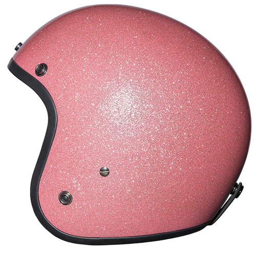 Daytona Cruiser with Visor in Pink Metal Flake