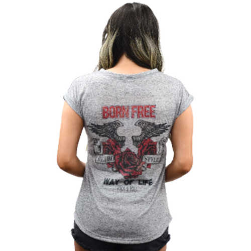 Women's Retro Way of Life V-Notched Shirt