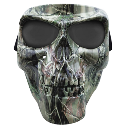 Skull Face Mask in Camo with Smoke Coating G-Tech™ Lens - Limited Edition 💀🌿
