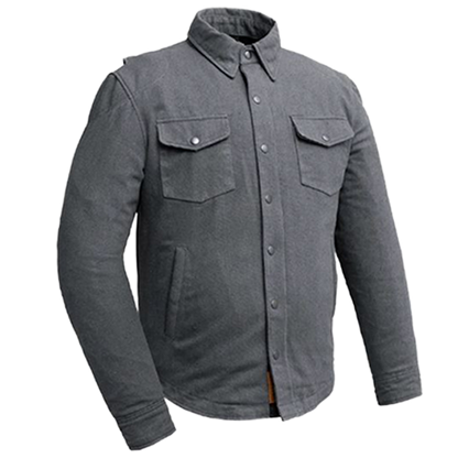 Men's "The Moto" Shirt - Gray ♻️🛠️