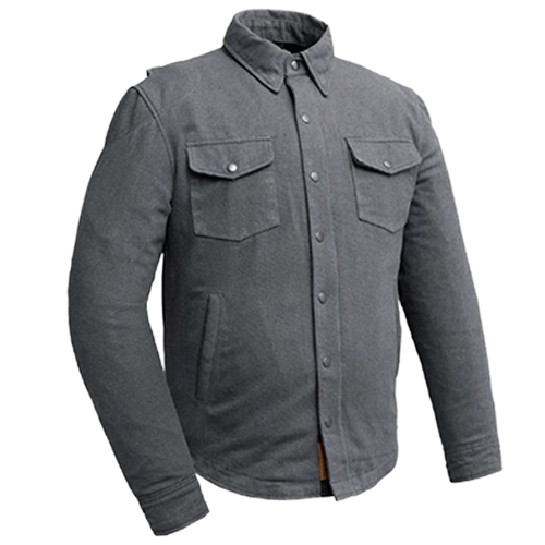 Men's "The Moto" Shirt - Gray ♻️🛠️