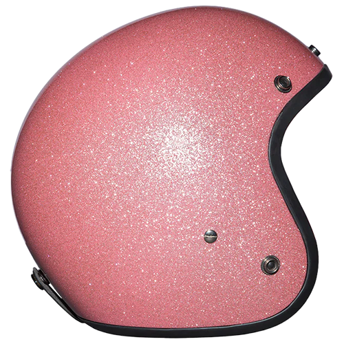 Daytona Cruiser with Visor in Pink Metal Flake