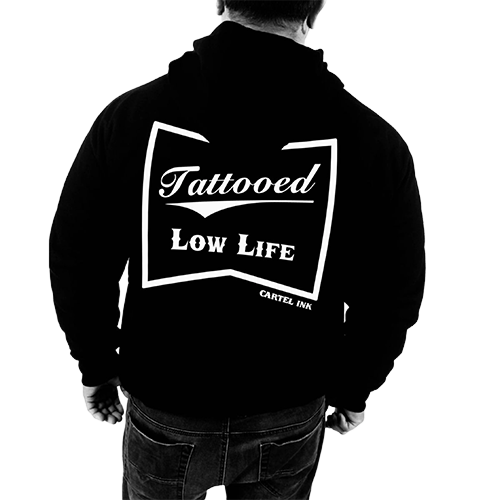 Tattooed Low Life Zip-Up Hoodie 💀