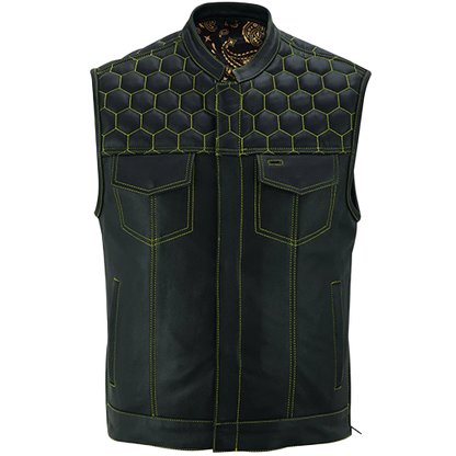 Men's Gold Rush Leather Vest