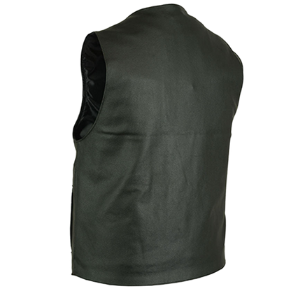 Men's Buffalo Nickel Snap Vest 🖤💀