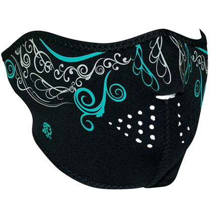 Venetian Glow in the Dark Half Face Mask 🎭✨