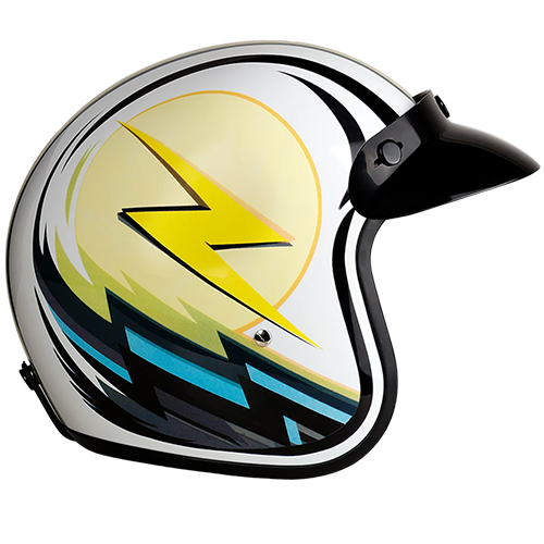 Daytona Cruiser with Visor in Lightning