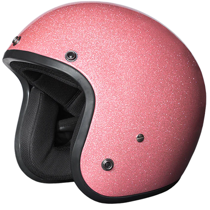 Daytona Cruiser with Visor in Pink Metal Flake