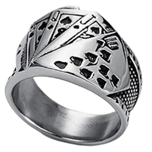 Royal Straight Flush Ring ♠️👑