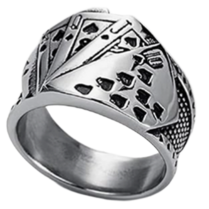 Royal Straight Flush Ring ♠️👑