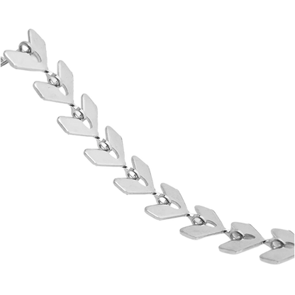 Arrowhead Chevron Bracelet / Anklet – Silver ✨🖤