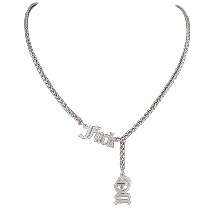 Fuck Off Slip Chain Necklace 🖕⛓